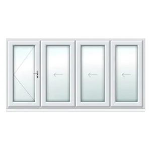 4 Panel uPVC Bifold Doors