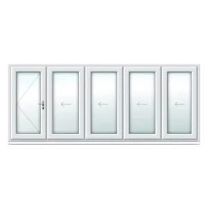 5 Panel uPVC Bifold Doors