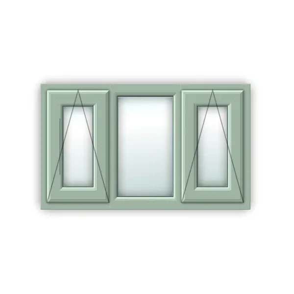 White UPVC Window Style 40 - Image 2