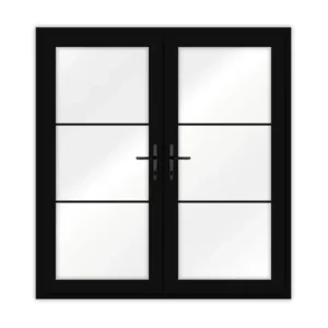 Heritage Style Grey uPVC French Doors