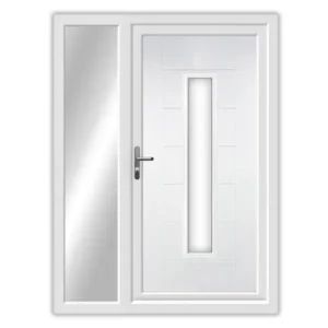 London Glazed uPVC Front Door with Side Window