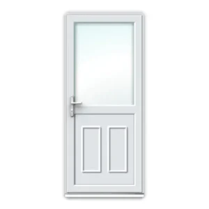 UPVC Door | Half Glazed with Clayton Panel