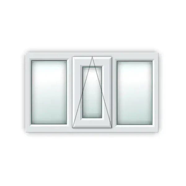 White UPVC Window Style 41