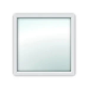 White UPVC Window Style 1