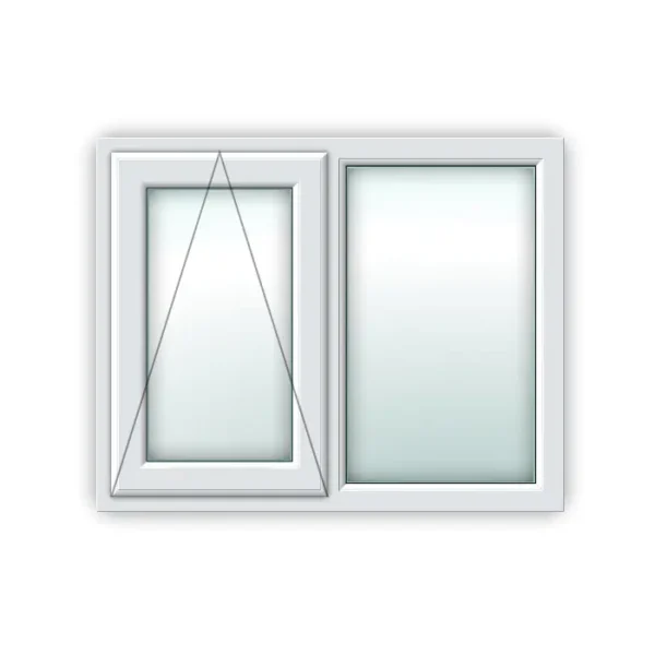 White UPVC Window Style 13