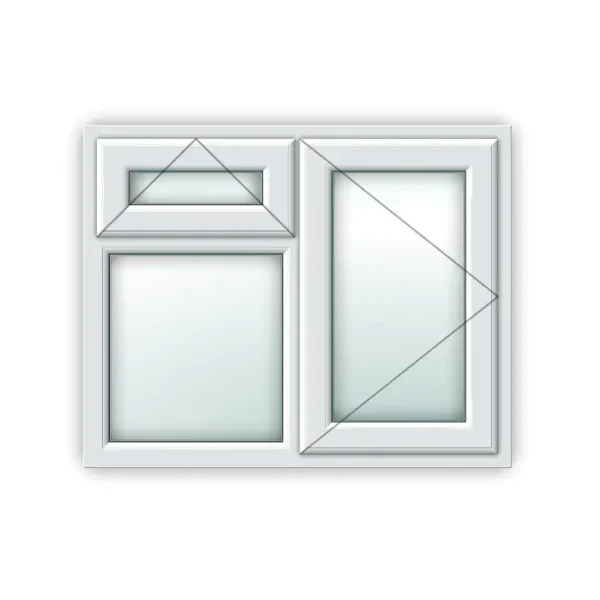 White UPVC Window Style 25